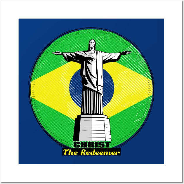 Christ the Redeemer Wall Art by mailboxdisco